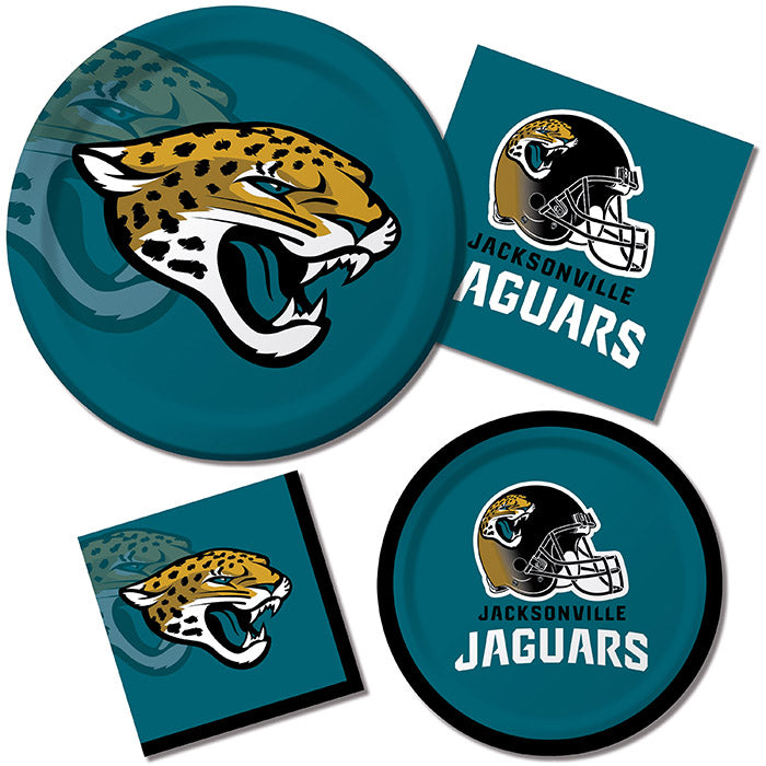 Jacksonville Jaguars Paper Plates, 8 ct Party Supplies