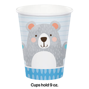 Birthday Bear Hot/Cold Paper Cups 9 Oz., 8 ct Party Decoration