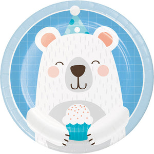 Bear Party Dessert Plates, 8 ct by Creative Converting
