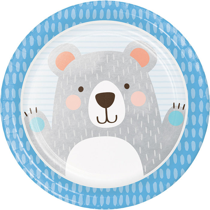 Bear Party Paper Plates, 8 ct by Creative Converting