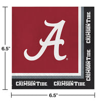 University Of Alabama Napkins, 20 ct Party Decoration