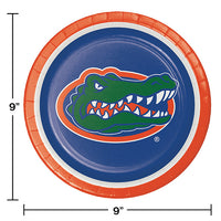 University Of Florida Paper Plates, 8 ct Party Decoration