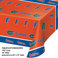 University Of Florida Plastic Table Cover, 54