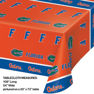 University Of Florida Plastic Table Cover, 54" X 108" Party Decoration