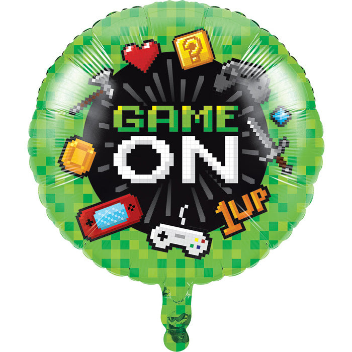 Gaming Party Metallic Balloon 18" by Creative Converting