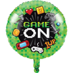 Gaming Party Metallic Balloon 18" by Creative Converting