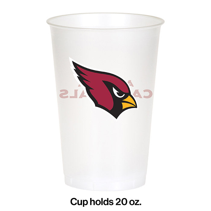 Arizona Cardinals Plastic Cup, 20Oz, 8 ct