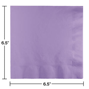 Luscious Lavender Luncheon Napkin 2Ply, 50 ct Party Decoration