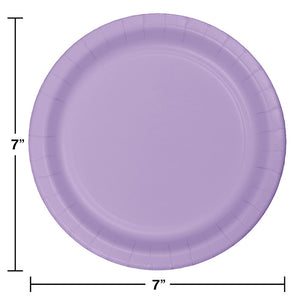 Luscious Lavender Purple Dessert Plates, 24 ct Party Decoration