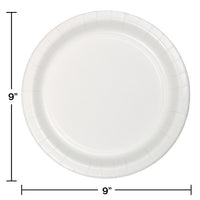 White Dinner Plate, 75 ct