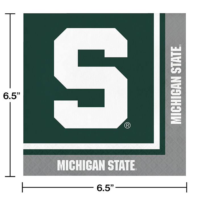 Michigan State University Napkins, 20 ct Party Decoration