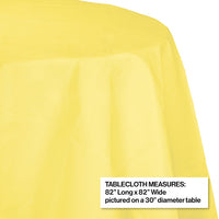 Mimosa Round Polylined TIssue Tablecover, 82