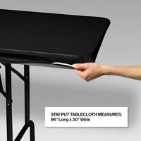 Stay Put Tablecover Black, 30