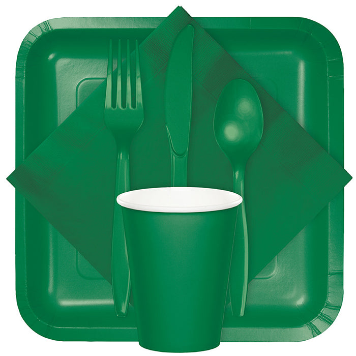 Emerald Green Plastic Knives, 24 ct Party Supplies