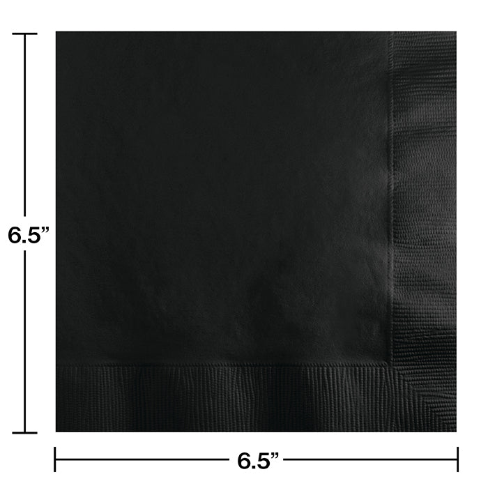 Black Velvet Luncheon Napkin 3Ply, 50 ct Party Decoration