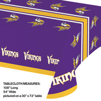 Minnesota Vikings Plastic Table Cover, 54