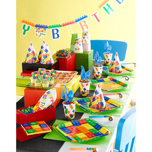Block Party Birthday Napkins, 16 ct Party Supplies