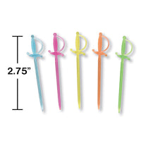 Neon Sword Picks, 36 ct Party Decoration