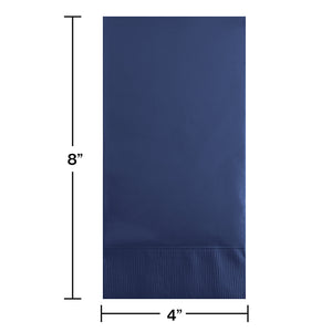 Navy Guest Towel, 3 Ply, 16 ct Party Decoration