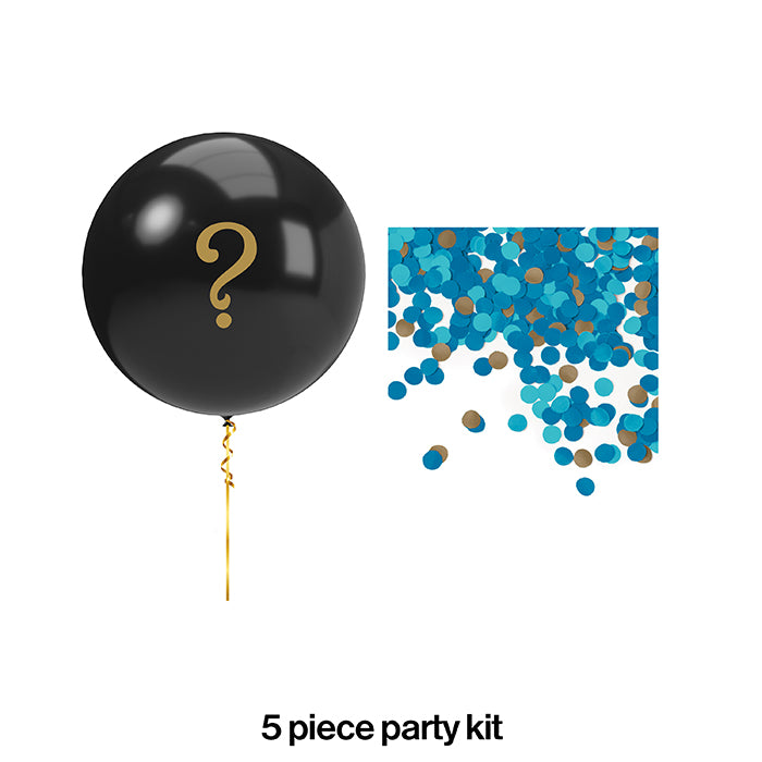 Creative Converting Blue Gender Reveal Balloons Balloon Kit