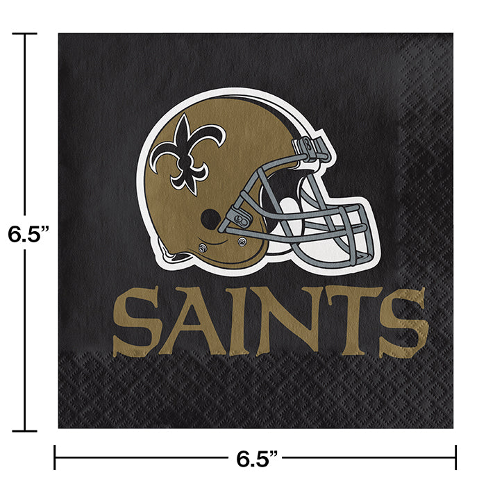 New Orleans Saints Napkins, 16 ct Party Decoration