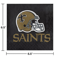 New Orleans Saints Napkins, 16 ct Party Decoration