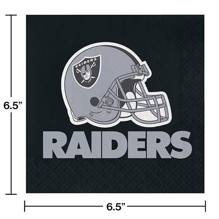 Las Vegas Raiders Napkins, 16 ct Party Decoration
