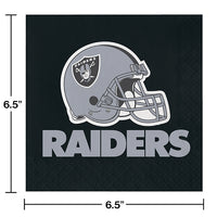 Las Vegas Raiders Napkins, 16 ct Party Decoration