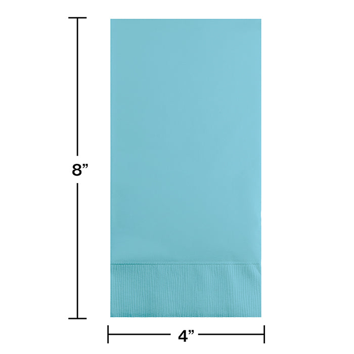 Pastel Blue Guest Towel, 3 Ply (16/Pkg)