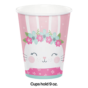 Birthday Bunny Hot/Cold Paper Cups 9 Oz., 8 ct Party Decoration