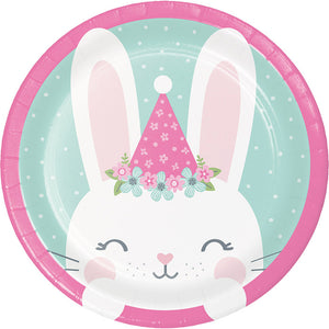 Bunny Party Dessert Plates, 8 ct by Creative Converting