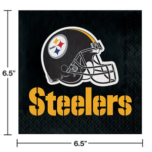 Pittsburgh Steelers Napkins, 16 ct Party Decoration