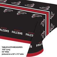 Atlanta Falcons Plastic Table Cover, 54