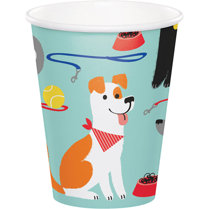 Dog Party Hot/Cold Paper Cups 9 Oz., 8 ct by Creative Converting