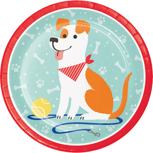 Dog Party Paper Plates, 8 ct by Creative Converting