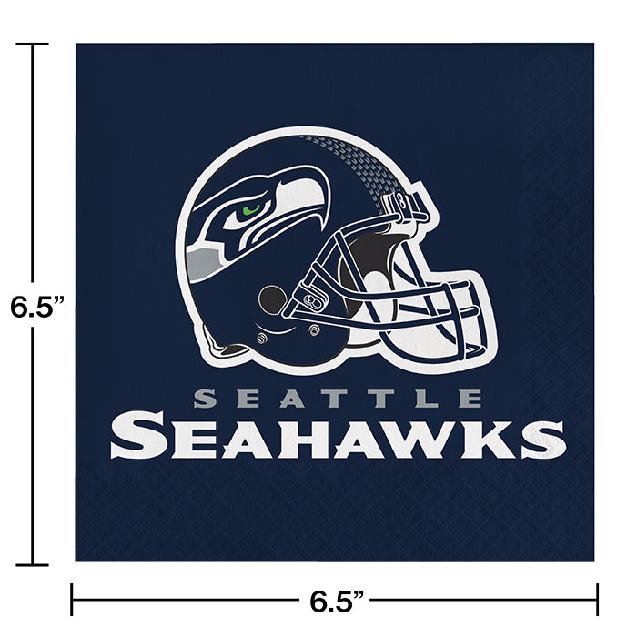 Seattle Seahawks Napkins, 16 ct Party Decoration