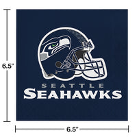 Seattle Seahawks Napkins, 16 ct Party Decoration
