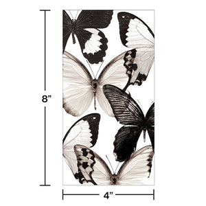 Entomount Butterfly Guest Towel, 3 Ply, 16 ct Party Decoration
