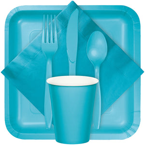 Bermuda Blue Plastic Spoons, 50 ct Party Supplies