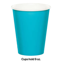 Bermuda Blue Hot/Cold Paper Cups 9 Oz., 24 ct Party Decoration
