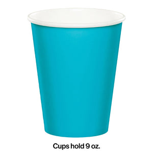 Bermuda Blue Hot/Cold Paper Cups 9 Oz., 24 ct Party Decoration