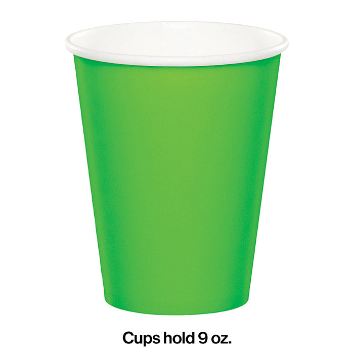 Fresh Lime Hot/Cold Paper Cups 9 Oz., 24 ct Party Decoration