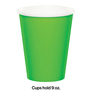 Fresh Lime Hot/Cold Paper Cups 9 Oz., 24 ct Party Decoration