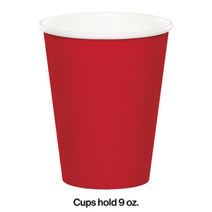 Classic Red Hot/Cold Paper Cups 9 Oz., 8 ct Party Decoration