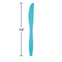 Bermuda Blue Plastic Knives, 24 ct Party Decoration