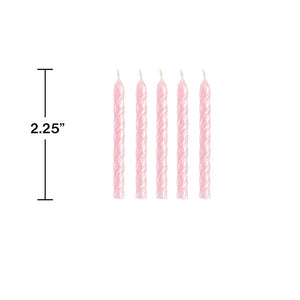 Spiral Iridescent Candles 24ct Party Decoration