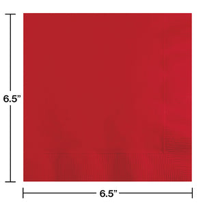 Classic Red Luncheon Napkin 3Ply, 50 ct Party Decoration