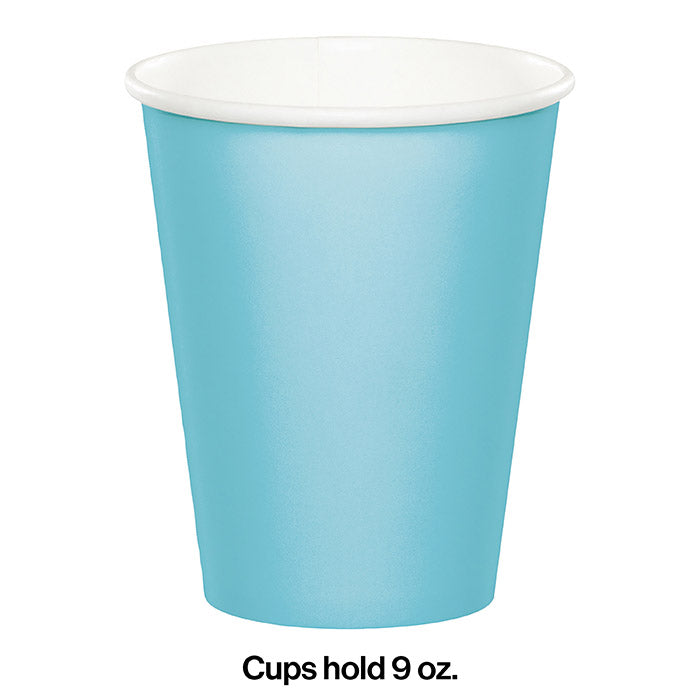 Pastel Blue Hot/Cold Paper Paper Cups 9 Oz., 24 ct Party Decoration