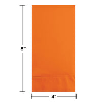 Sunkissed Orange Guest Towel, 3 Ply (16/Pkg)