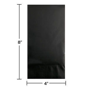 Black Velvet Guest Towel, 3 Ply, 16 ct Party Decoration